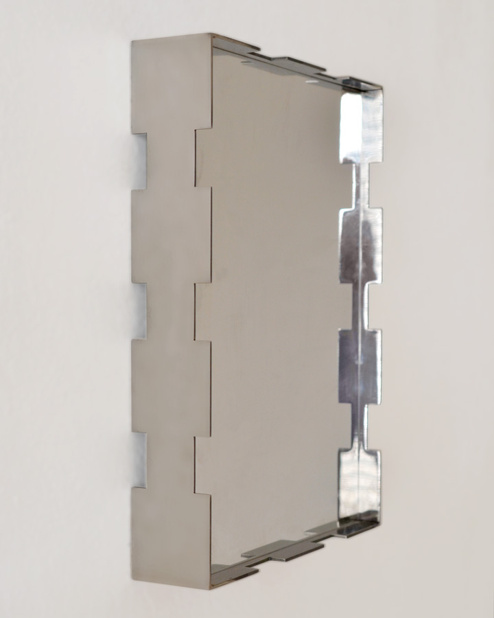 Untitled Painting by Martin Oppel. Staineless Steel.